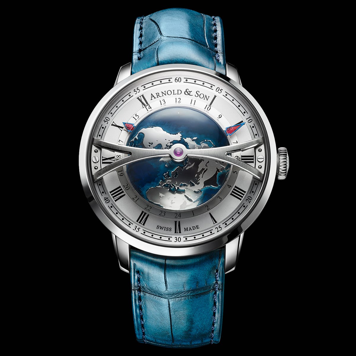 ARNOLD AND SON GLOBETROTTER Ref. 1WTAS.S01A ARNOLD AND SON GLOBETROTTER Ref. 1WTAS.S01A