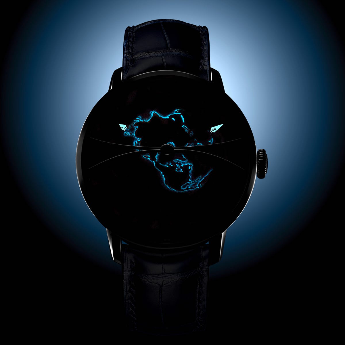 ARNOLD AND SON GLOBETROTTER BLUE NIGHT (1WTAS.U01C.C155S) ARNOLD AND SON GLOBETROTTER BLUE NIGHT (1WTAS.U01C.C155S)