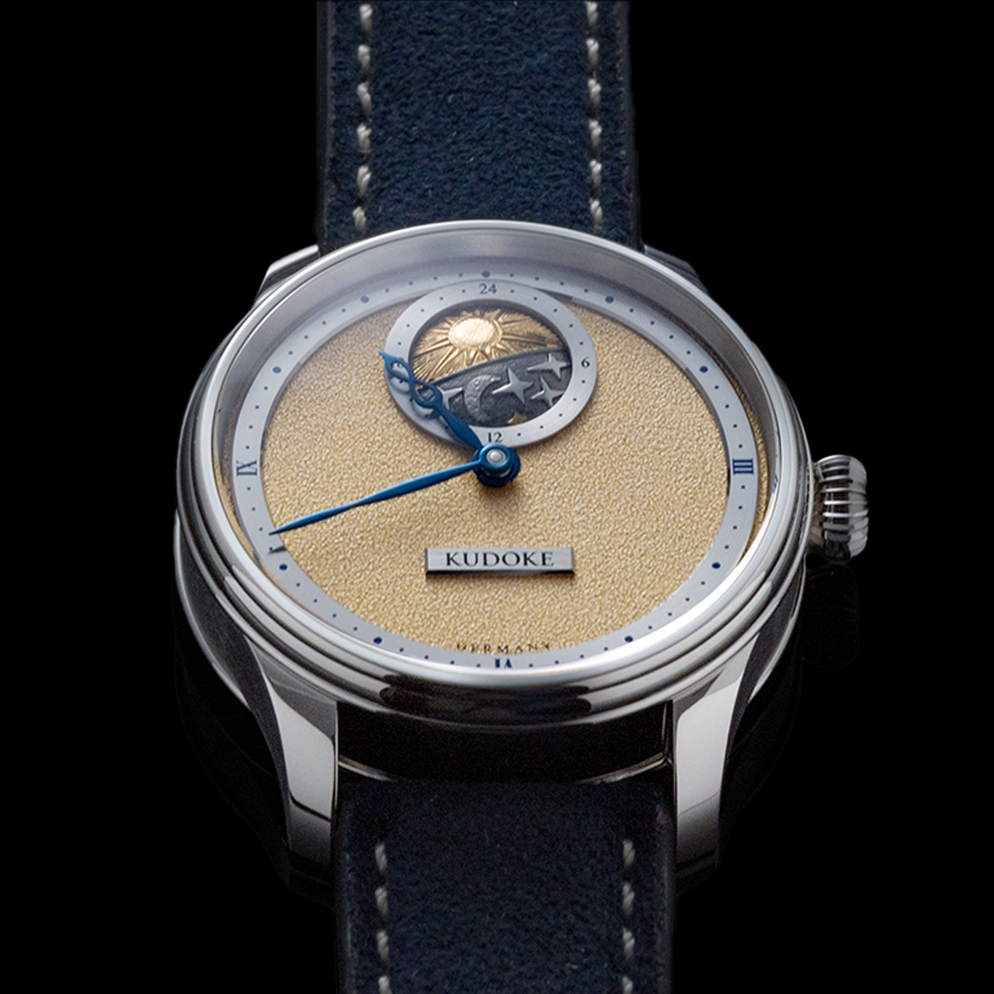 KUDOKE K2 BRITISH HERITAGE BY STEFAN KUDOKE & THE LIMITED EDITION DIAL GREY STRAP KUDOKE K2 BRITISH HERITAGE BY STEFAN KUDOKE & THE LIMITED EDITION DIAL GREY STRAP