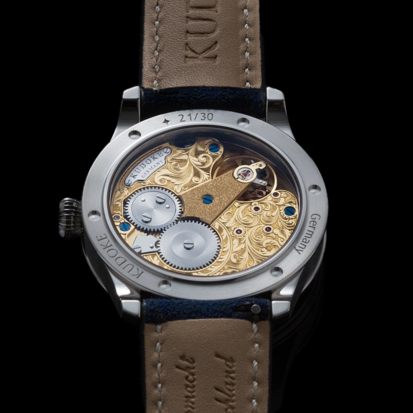KUDOKE K2 BRITISH HERITAGE BY STEFAN KUDOKE & THE LIMITED EDITION DIAL YELLOW CASEBACK KUDOKE K2 BRITISH HERITAGE BY STEFAN KUDOKE & THE LIMITED EDITION DIAL YELLOW CASEBACK