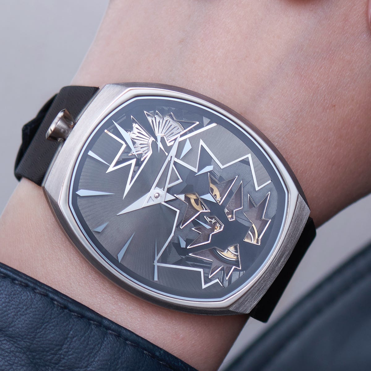 ENTROPY 1 BLACK BANG BY FIONA KRUGER WRIST