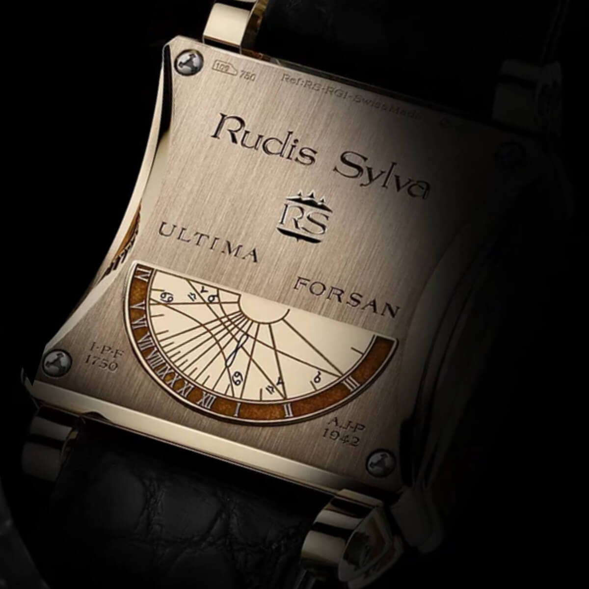 RS05 Pink Gold, Matt Black Dial 04