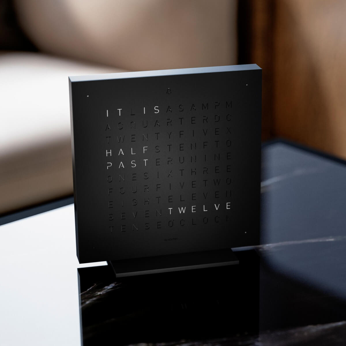 QLOCKTWO TOUCH BLACK